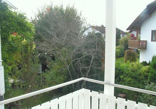 Blick vom Balkon