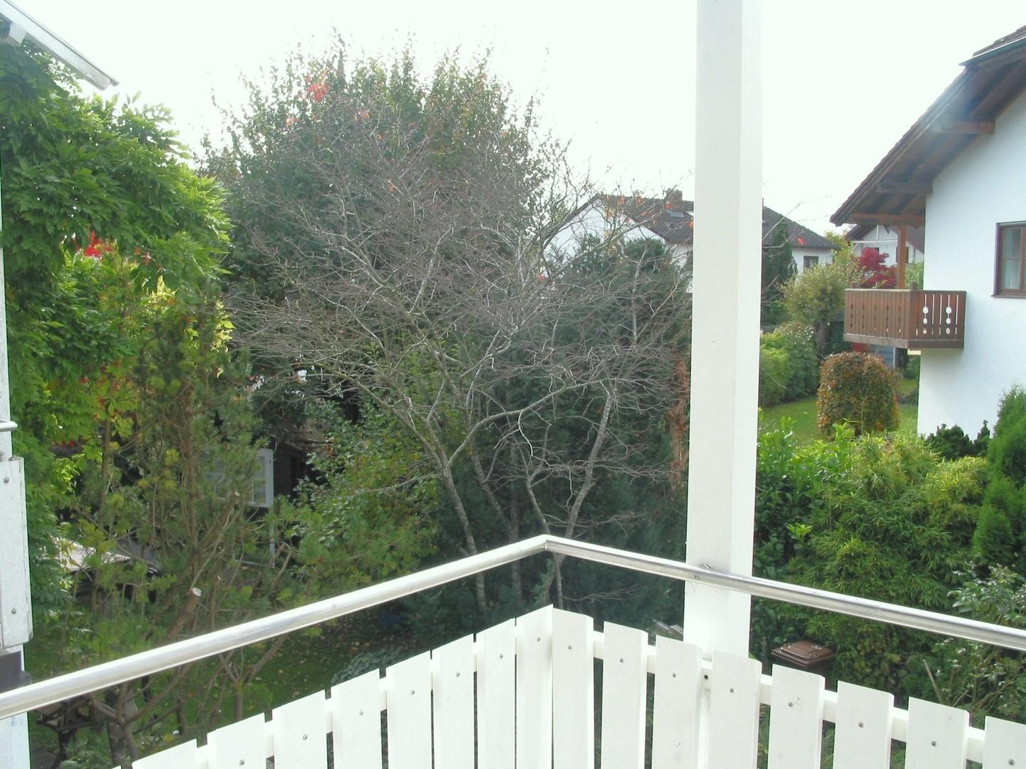 Blick vom Balkon