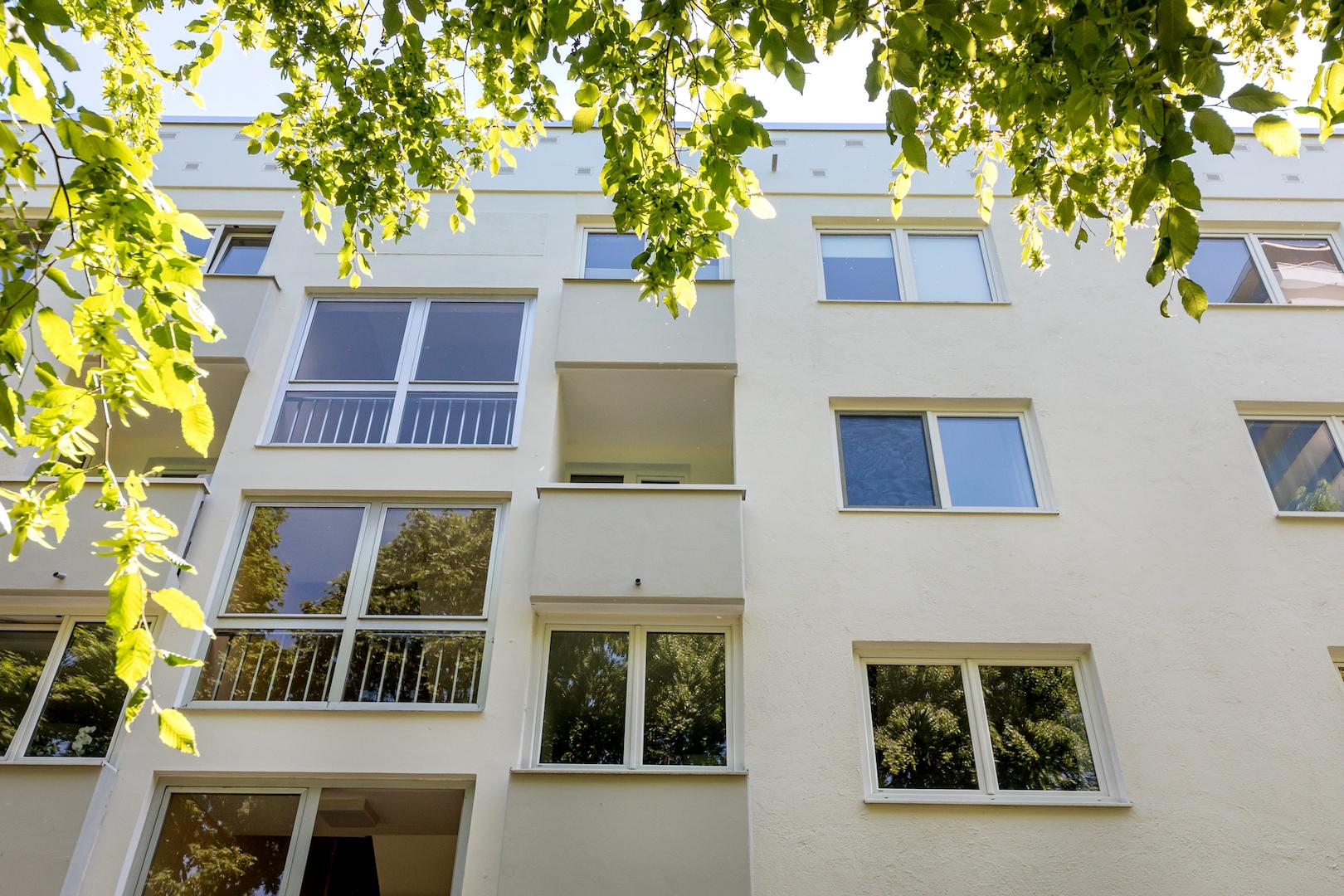 Blick auf die Wohnung