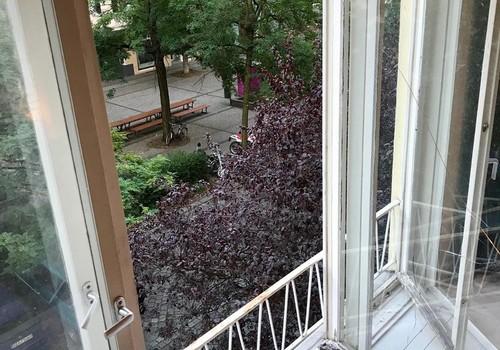 Fenster Ausblick kl.Park 