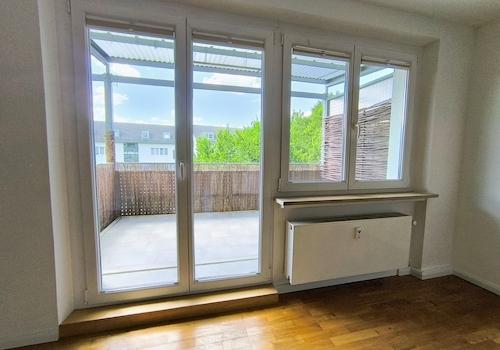 Blick auf den Westbalkon