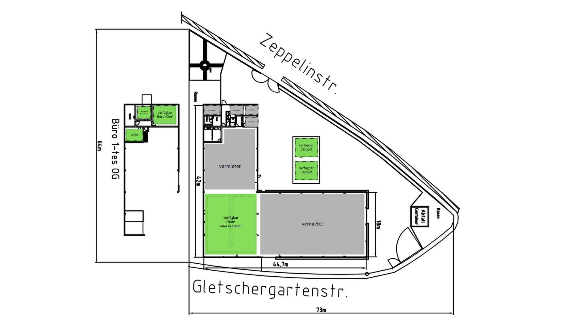 Verfügbare Flächen