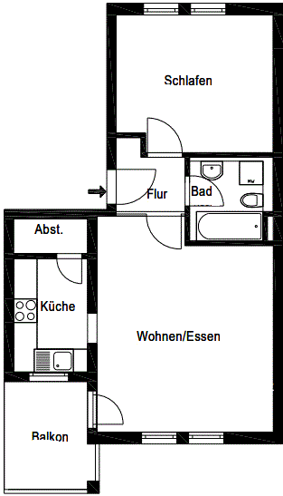 Pirna, Prof.-Joliot-Curie-Str. 33, 2.OG links - 35
