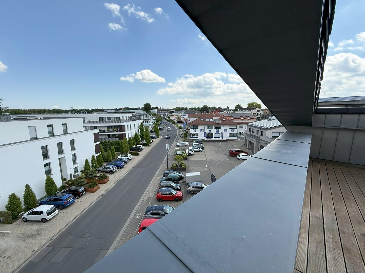 Aussicht von der Dachterrasse
