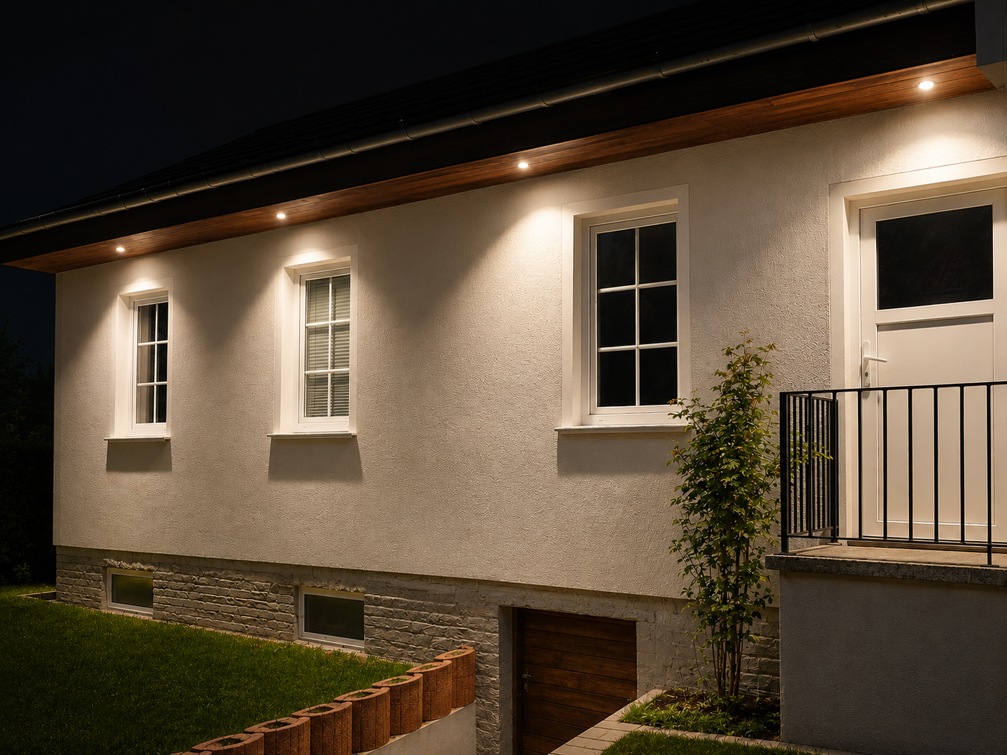 Abendstimmung am Gartenhaus