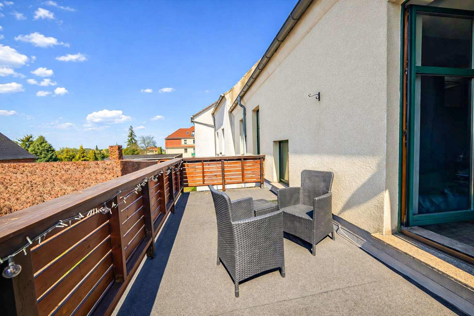 Großzügiger Balkon