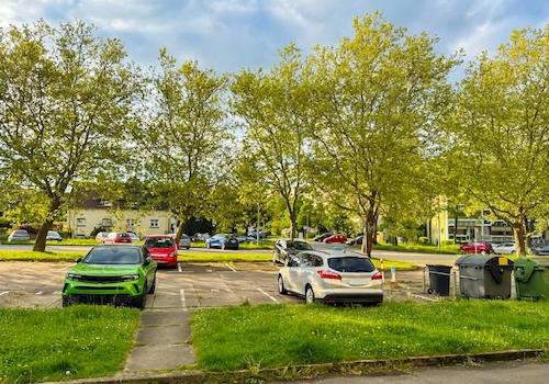 Blick aus der Haustür