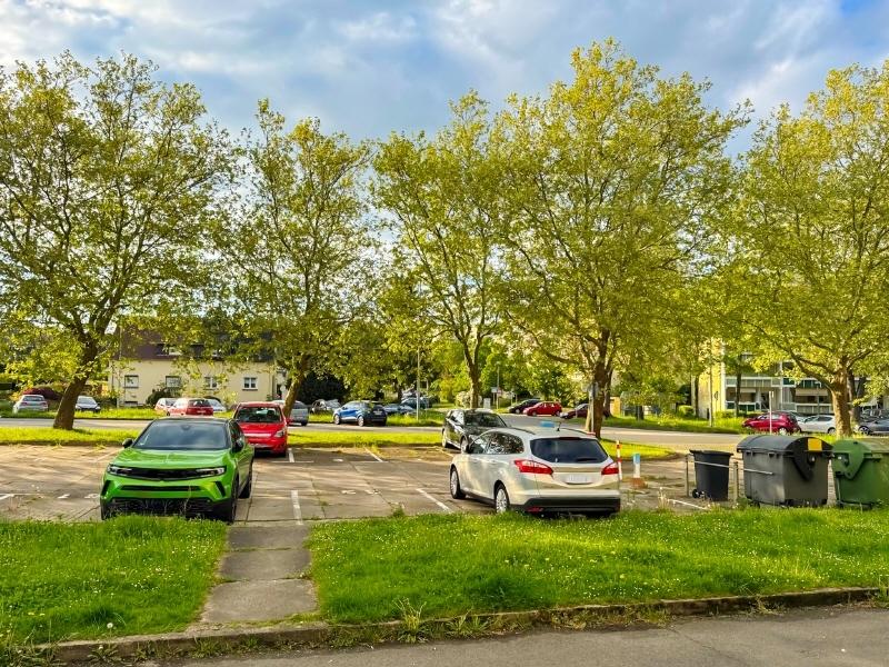 Blick aus der Haustür