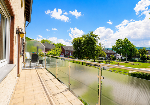 Balkon mit Südausichtung