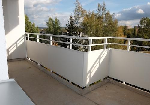 großer Balkon