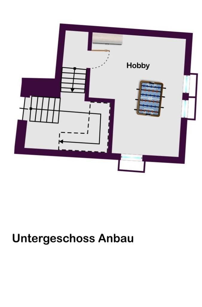 Untergeschoss Anbau