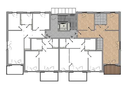 Haus II Wohnung 18 Gesamtgrundriss