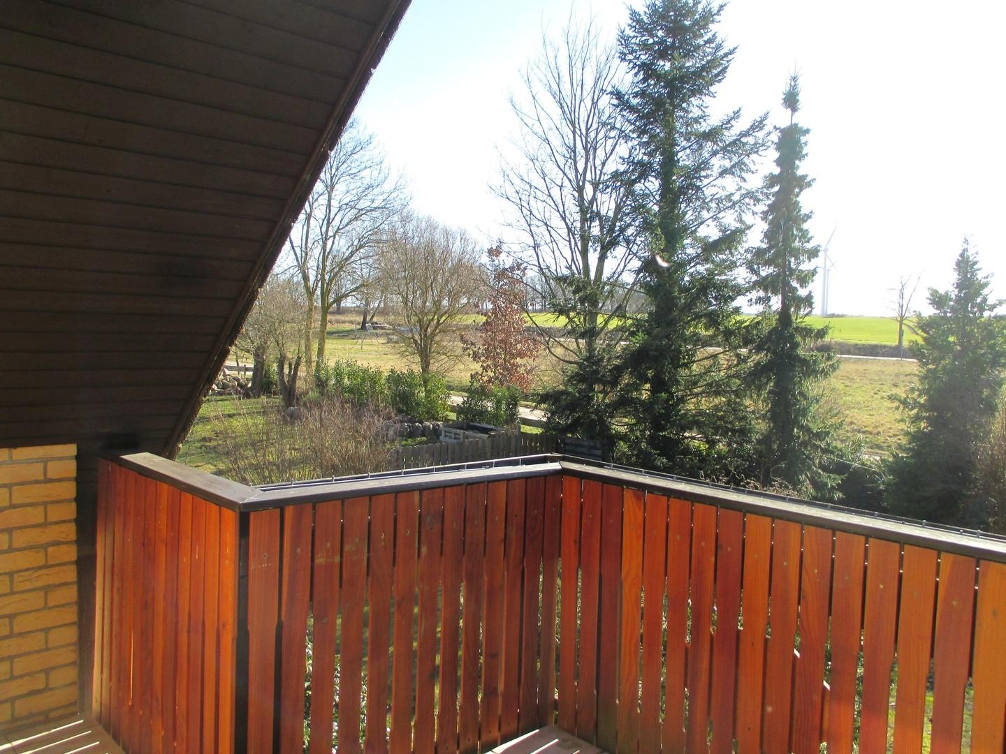 Blick vom Balkon