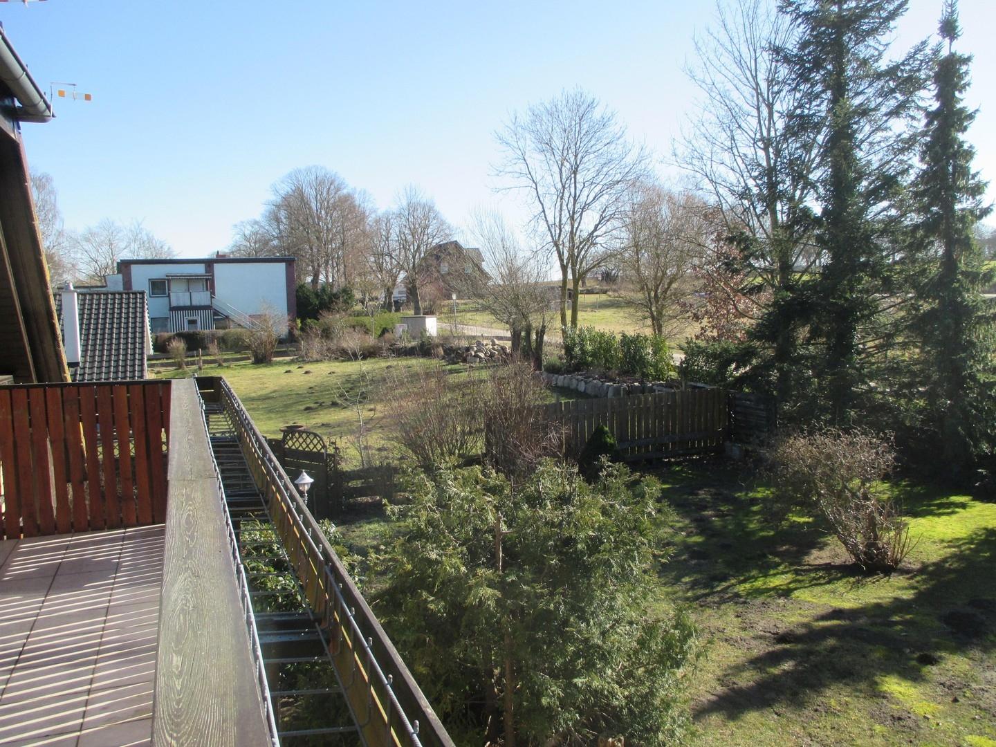 Blick vom Balkon