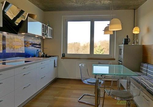 Blick in die Küche