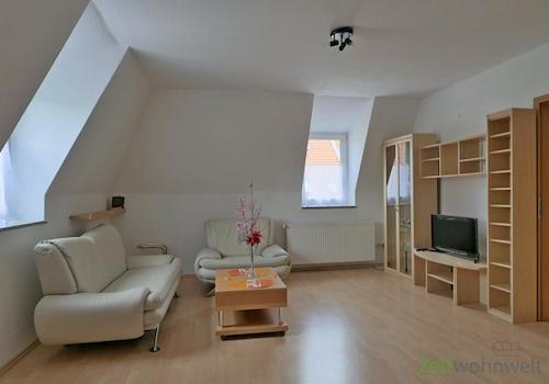 Blick ins Wohnzimmer