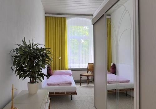 Blick ins hintere Schlafzimmer