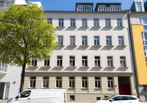 Hausansicht Straße