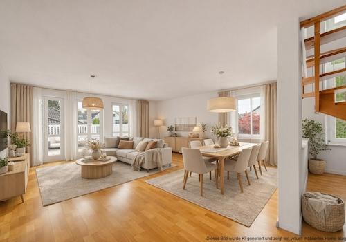 Wohn-Esszimmer Einrichtungsbeispiel