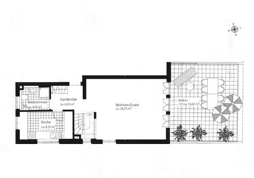 Grundriss Obergeschoss