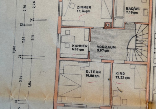 Grundriss Obergeschoss