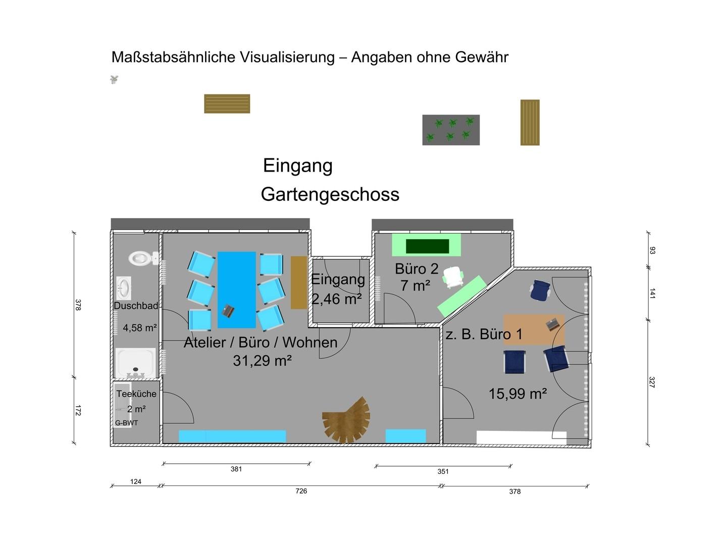 2D Gartengeschoss