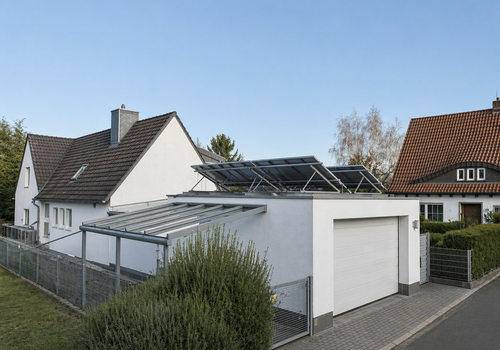 Außenansicht inkl. Carport
