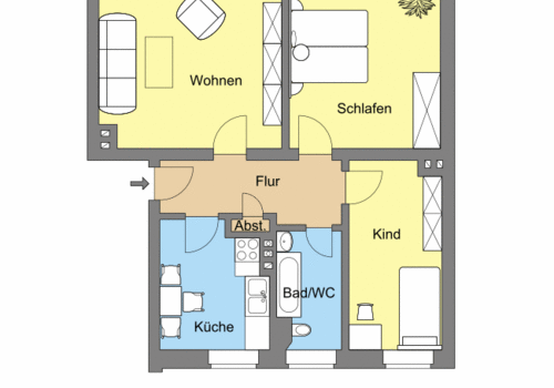 Beispielgrundriss