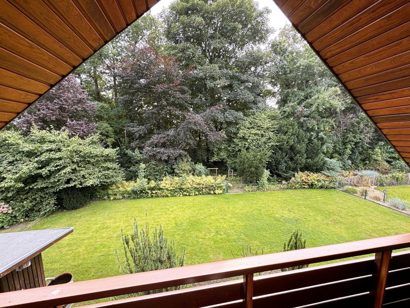 Blick vom Balkon