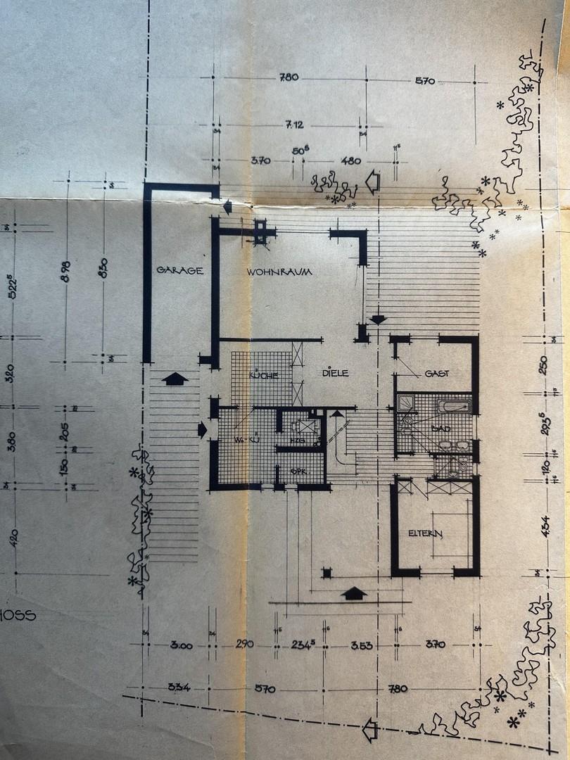 Plan Erdgeschoß