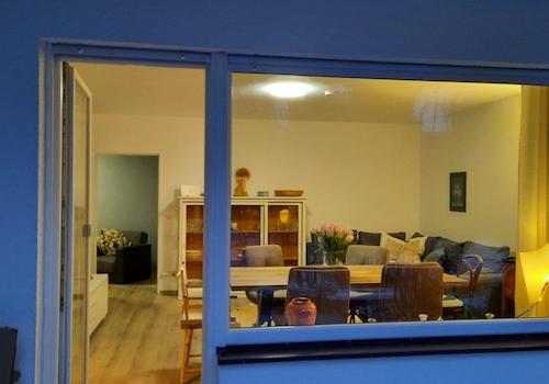 Aussenansicht auf Wohnzimmer