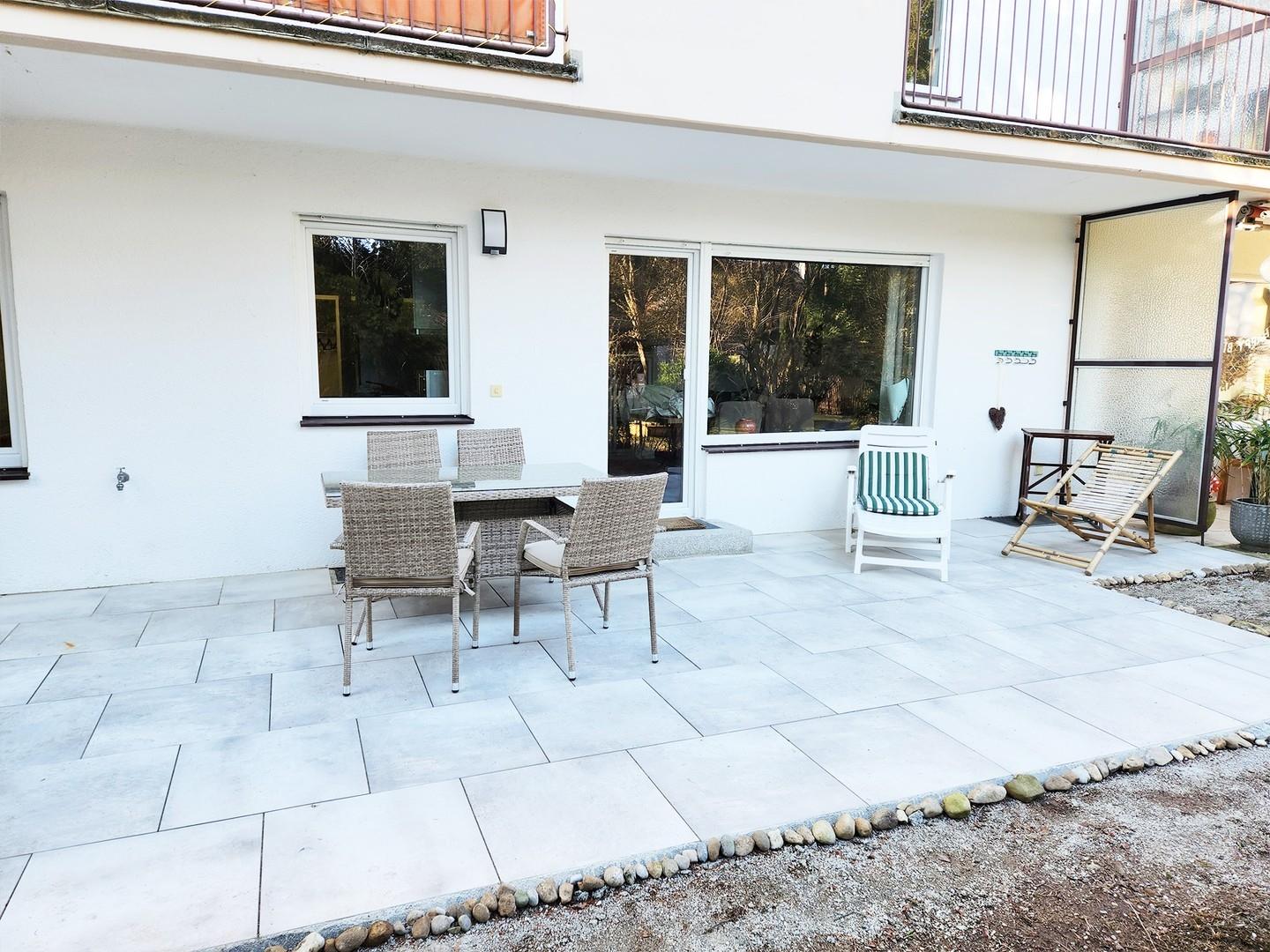 Die Terrasse ist ca. 30m²