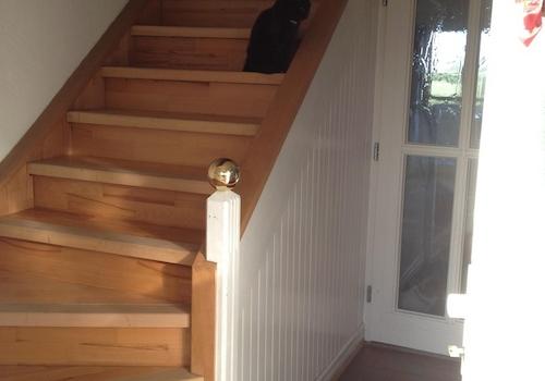 Treppe zum Dachgeschoss
