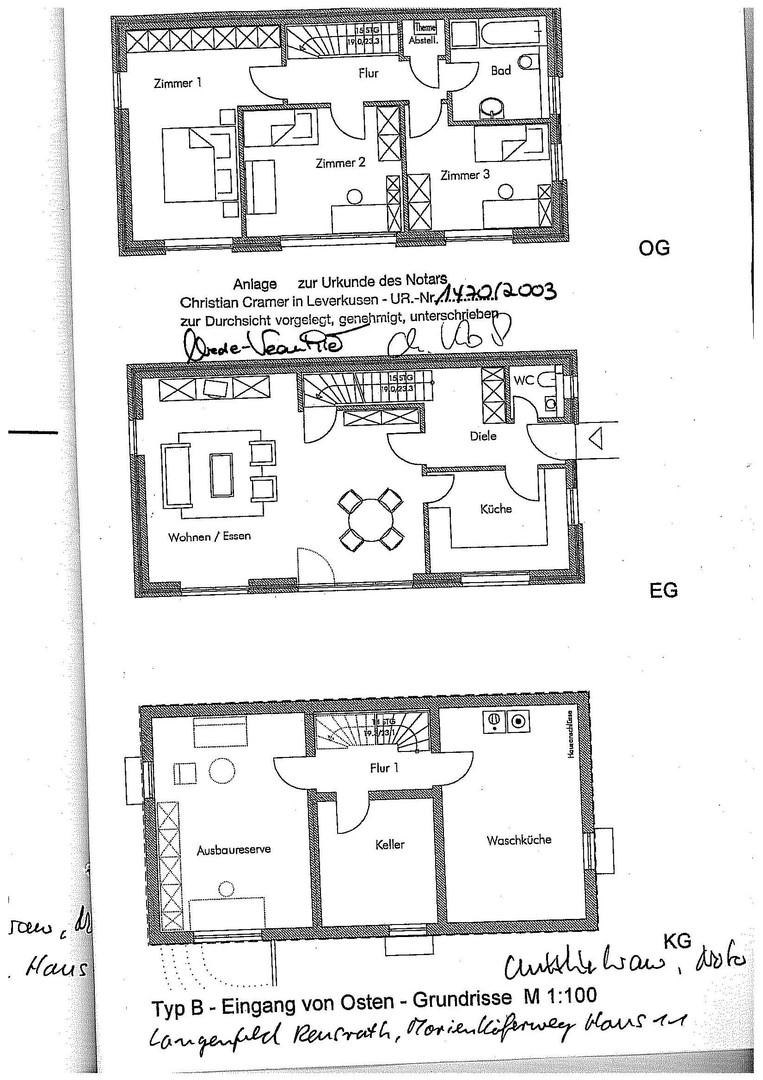 Grundrisse KG - OG