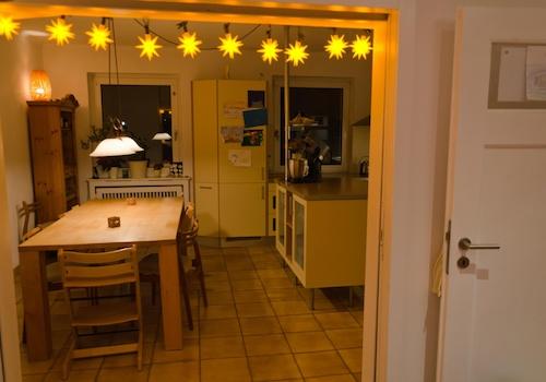 OG -Küche (Blick vom Zimmer 2)