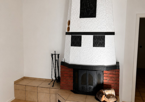 Kamin im WohnEssbereich