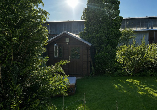Ausblick in den Garten 