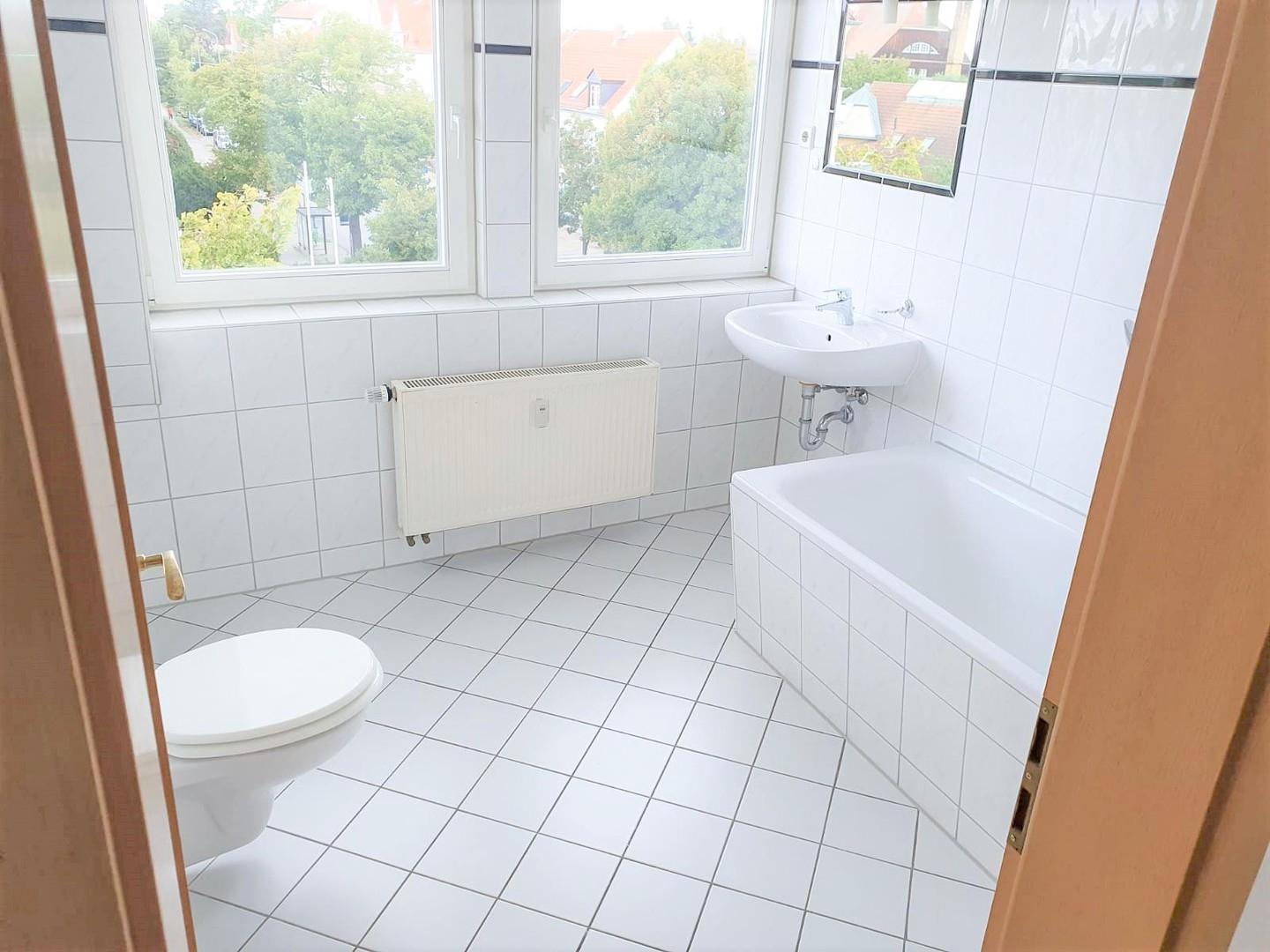 Badezimmer mit Tageslicht