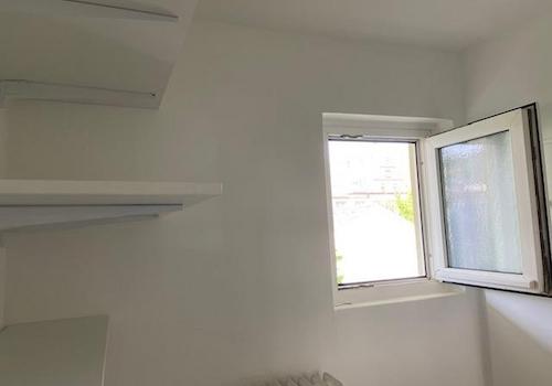 Dusche/WC mit Fenster