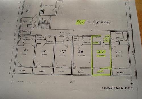 Grundriss Wohnung
