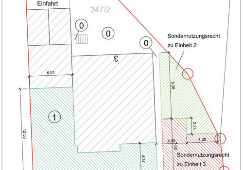 Grundriss Grundstück