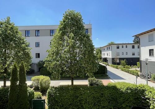 Blick auf Spielstraße