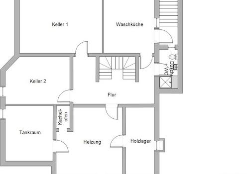Grundriss Keller