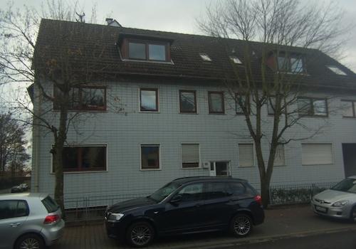 Straßenseite des Hauses