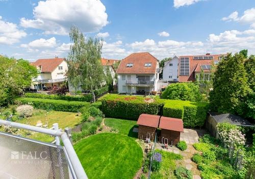 Blick vom Balkon