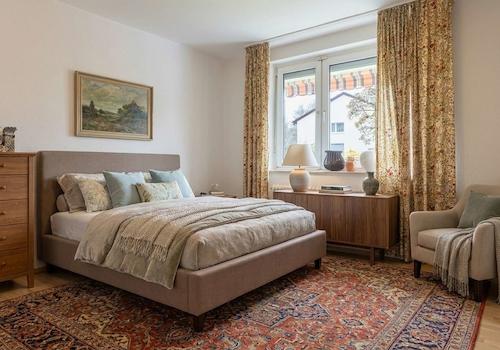Schlafzimmer - digital nachbearbeitet aus Privatsphäregründen