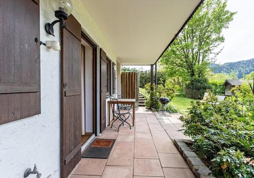 Terasse Unterwössen Wohnung