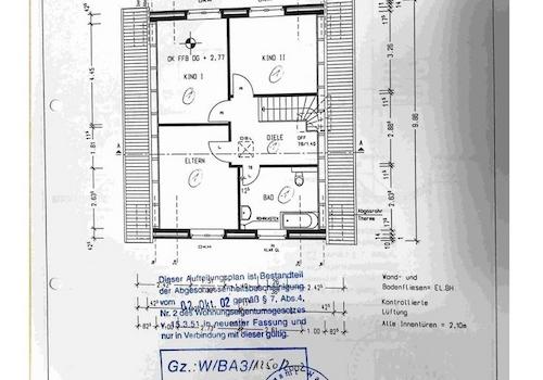 Grundriss Dachgeschoss