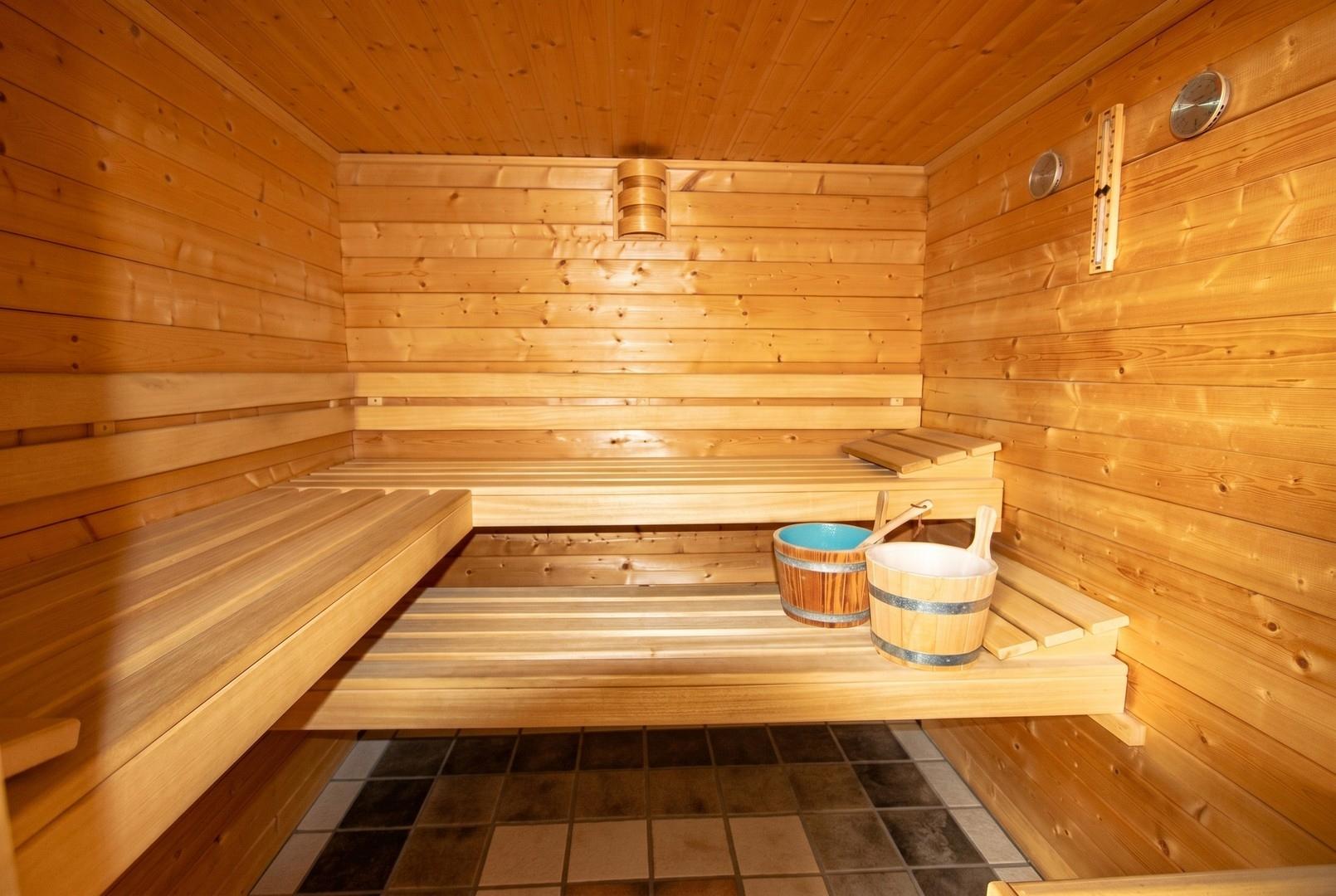 Sauna Innenansicht