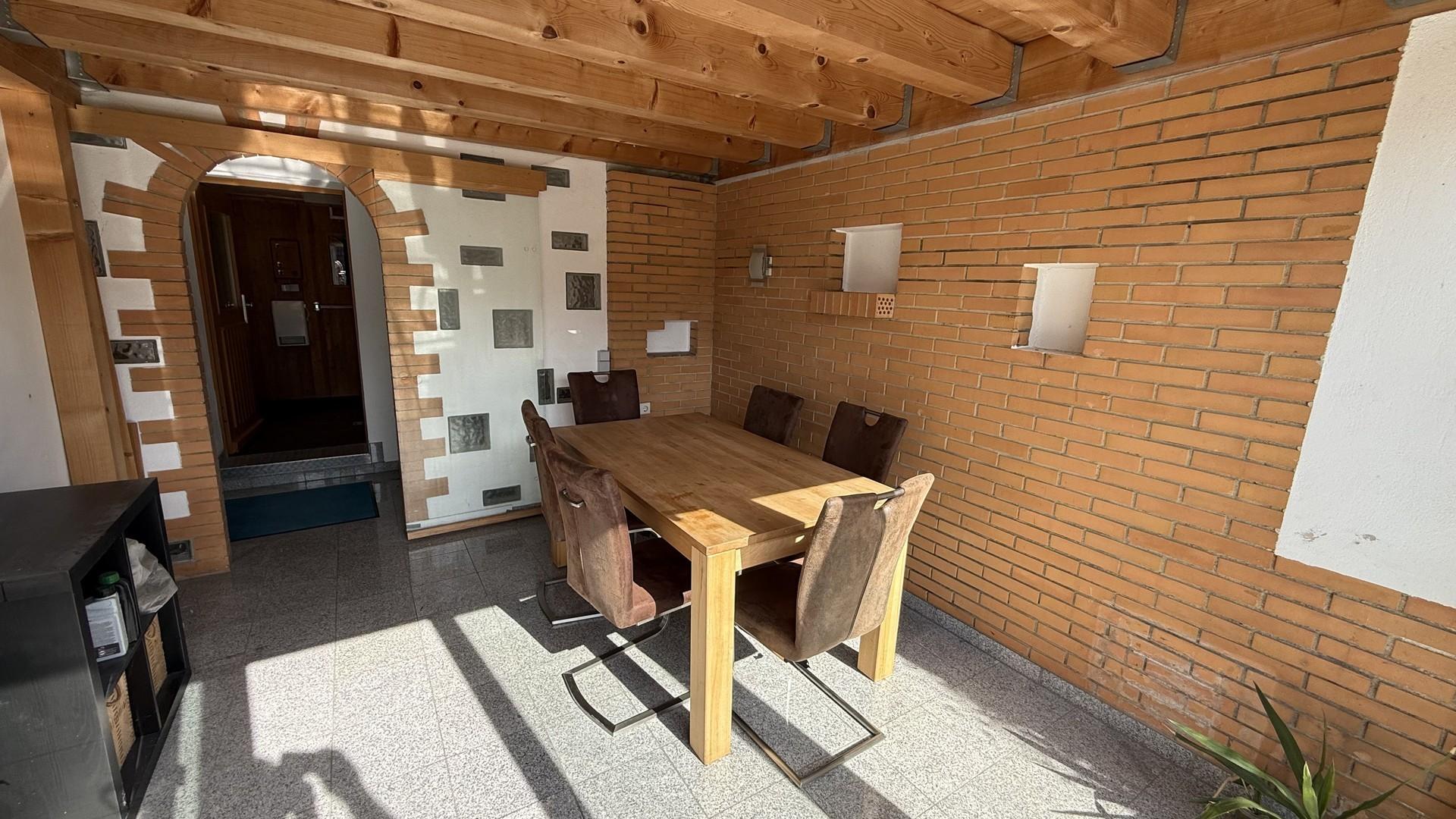 Loggia verglast